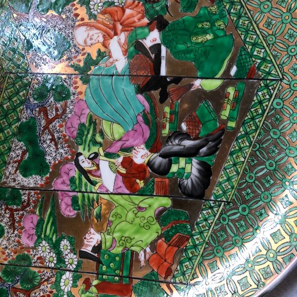 Vintage Hong Horizons Collections Tale of Genji ltd edition 12" plate 382/500 - Picture 3 of 9